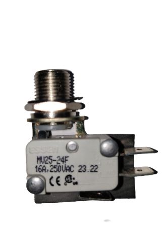 RS PRO Momentary Microswitch, Quick Connect Terminal, 16A @ 250V ac, SPDT, IP40 [0]; 249-6852