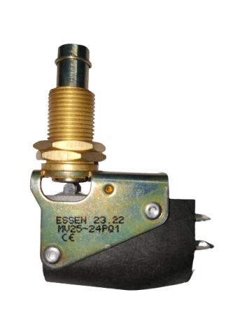 RS PRO Spring Plunger Microswitch, Quick Connect Terminal, 16A @ 250V ac, SPDT, IP40 [0]; 249-6853