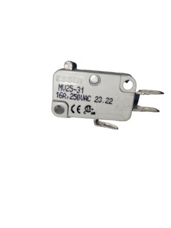RS PRO Plunger Microswitch, Quick Connect Terminal, 10A @ 250V ac, SPDT, IP40 [0]; 249-6855