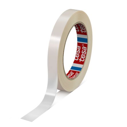 Tesa 4224 White Strapping Tape, 66m x 15mm [04224-00123-00]; 249-8468