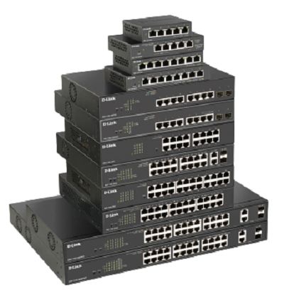 D-Link 8-Port Gigabit Smart Managed Switch, Smart 8 Port Gigabit Switch, UK [DGS-1100-08V2/B]; 249-9099
