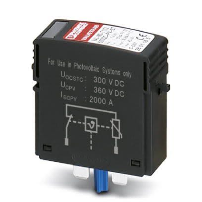 Phoenix Contact Single Phase Surge Arrester, 40kA, = 1.4kV, DIN Rail Mount [2801165]; 249-9512
