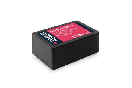 TRACOPOWER Power Supply, TPP 65-112E-D, 12V dc, 5.42A, 65W, 1 Output, 85 → 264V ac Input Voltage [TPP 65-112E-D]; 249-9875
