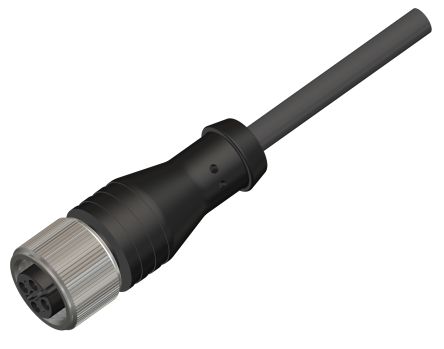 RS PRO Straight Female M12 to Unterminated Sensor Actuator Cable, 5m [0]; 250-0639