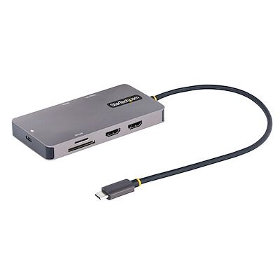 StarTech.com Dual Monitor 4K Docking Station with HDMI - USB C [120B-USBC-MULTIPORT]; 250-1163