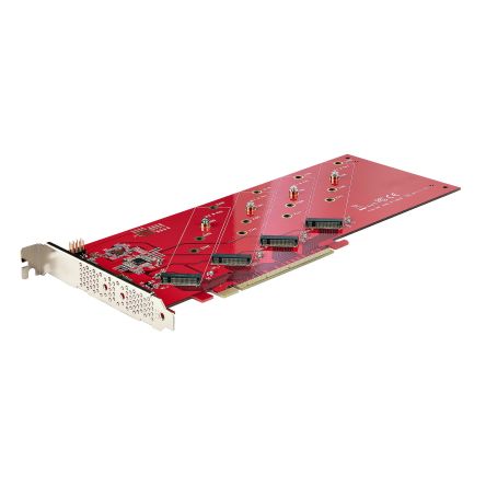 StarTech.com 4 port M2 M-key M.2 Adapter Card [QUAD-M2-PCIE-CARD-B]; 250-1197