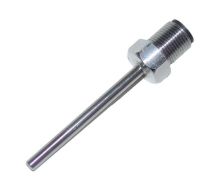 Electrotherm PT100 RTD Sensor, 4mm Dia, 50mm Long, 4 Wire, G1/4, +100°C Max [412S2-E-4L-100-4-50]; 250-1216
