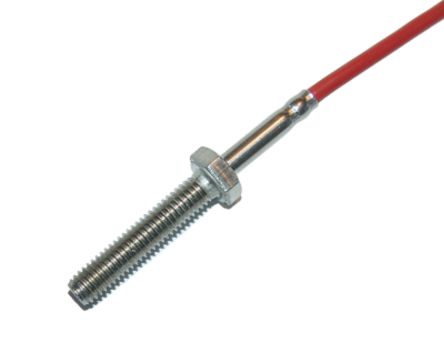 Electrotherm PT100 RTD Sensor, 6mm Dia, 20mm Long, 4 Wire, M6, +200°C Max [K4-E-4LS-200-1]; 250-1219
