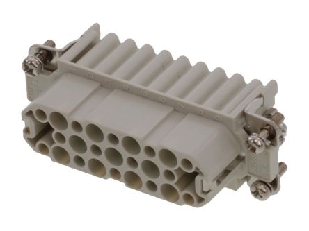 Molex Heavy Duty Power Connector Module, 10A, Female, 93601 Series, 25 Contacts [936010099]; 250-1895