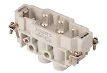 Molex Heavy Duty Power Connector Module, 80A, Male, 93601 Series, 4 Contacts [936010198]; 250-1923