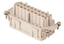 Molex Heavy Duty Power Connector Module, 16A, Female, 93601 Series, 6 Contacts [936010204]; 250-1924