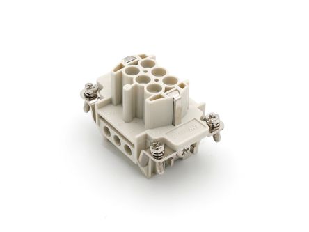 Molex Heavy Duty Power Connector Module, 16A, Female, 93601 Series, 6 Contacts [936010207]; 250-1927