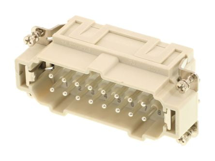 Molex Heavy Duty Power Connector Module, 16A, Male, 93601 Series, 16 Contacts [936010261]; 250-1954