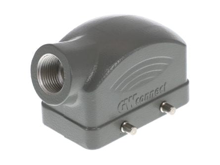 Molex 93601 Heavy Duty Power Connector Hood, M20 Thread, Side Entry [936011741]; 250-2055