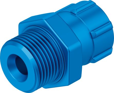 Festo CK Series Straight Fitting, G 1/4 Male to Push In 6 mm, Threaded-to-Tube Connection Style, 2029 [CK-1/4-PK-4]; 250-2668