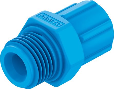 Festo CK Series Straight Fitting, G 1/8 Male to Push In 6 mm, Threaded-to-Tube Connection Style, 6254 [CK-1/8-PK-4-KU]; 250-2673