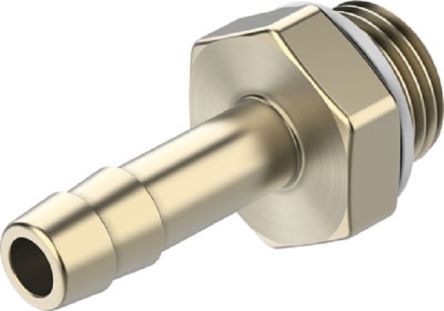 Festo CP Series Straight Fitting, G 1/4 Male to Push In 9 mm, Threaded-to-Tube Connection Style, 3607 [N-1/4-P-9]; 250-2689