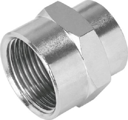 Festo NPFC Series Straight Fitting, G 1/8 Female to G 1/8, Threaded Connection Style, 8030291 [NPFC-S-2G18-F]; 250-2701