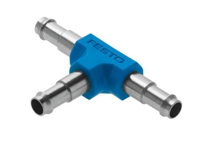 Festo CN Series T Fitting, Push In 4 mm to Push In 4 mm, Tube-to-Tube Connection Style, 7267 [T-PK-3]; 250-2715