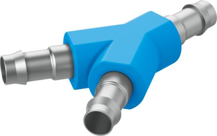 Festo CN Series Y Fitting, Push In 8 mm to Push In 8 mm, Tube-to-Tube Connection Style, 150013 [Y-PK-6]; 250-2723