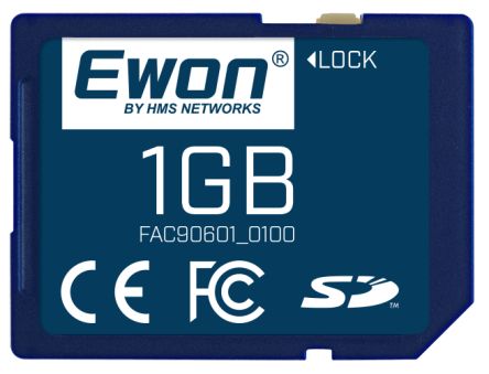 Ewon 1 GB Industrial SD SD Card, Class 6 [FAC90601_0100]; 250-2727