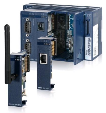 Ewon FLX3402 Series Expansion Module for Use with 8DI-4AI-2DO, Analog, Digital [FLX3402_00]; 250-2745