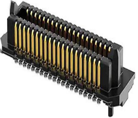 Samtec ADM6 Series Straight Surface PCB Header, 80 Contact(s), 0.64 mm Pitch, 4 Row(s), Shrouded [ADM6-20-01.5-L-4-2-A-TR-1]; 250-2796
