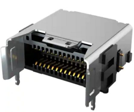 Samtec ARF6 Series PCB Socket, 8-Contact, 2-Row, 0.635mm Pitch [ARF6-08-S-RA-TR-1]; 250-2807