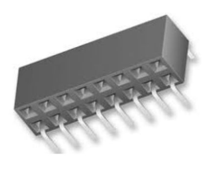 Samtec BCS Series PCB Socket, 14-Contact, 2-Row, 2.54mm Pitch [BCS-107-L-D-HE-1]; 250-2814
