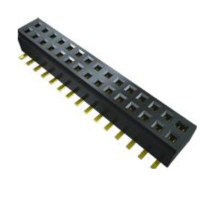 Samtec CLM Series PCB Socket, 40-Contact, 2-Row, 1mm Pitch [CLM-120-02-L-D-K-TR-1]; 250-2825