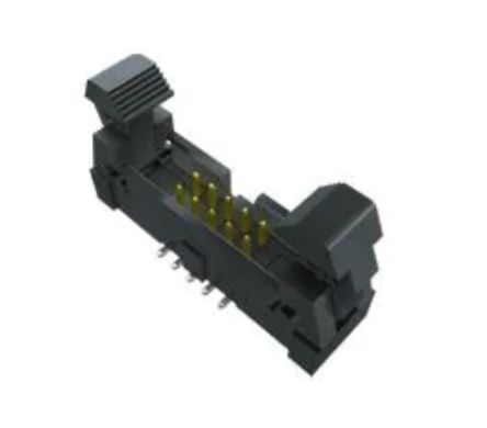 Samtec EHF Series Straight Surface PCB Header, 20 Contact(s), 1.27 mm Pitch, 2 Row(s), Shrouded [EHF-110-01-L-D-RA-1]; 250-2829