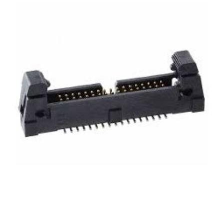 Samtec EHF Series Straight Surface PCB Header, 34 Contact(s), 1.27 mm Pitch, 2 Row(s), Shrouded [EHF-117-01-F-D-1]; 250-2831