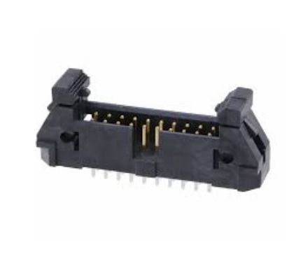 Samtec EJH Series Straight Through Hole PCB Header, 20 Contact(s), 2.54 mm Pitch, 2 Row(s), Shrouded [EJH-110-01-F-D-TH-1]; 250-2835
