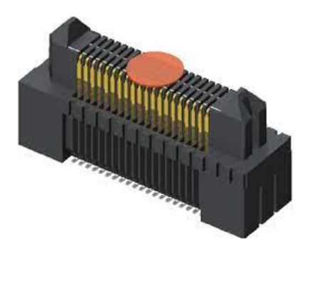 Samtec ERF5 Series PCB Socket, 20-Contact, 2-Row, 0.8mm Pitch [ERF5-010-05.0-L-DV-K-TR-1]; 250-2837