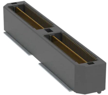 Samtec QTH Series Straight Surface PCB Header, 120 Contact(s), 0.5 mm Pitch, 2 Row(s), Shrouded [QTH-060-02-L-D-A-K-TR-1]; 250-2888