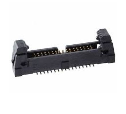 Samtec SHF Series Straight Surface PCB Header, 16 Contact(s), 1.27 mm Pitch, 2 Row(s), Shrouded [SHF-108-01-L-D-SM-K-TR-1]; 250-2915