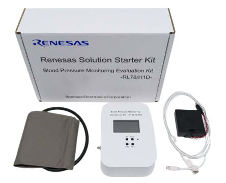 Renesas Electronics Blood Pressure Monitoring Evaluation Kit for RL78/H1D Pressure Sensor Evaluation Kit RL78/H1D [RTK0EH0003S02001BR]; 250-5099