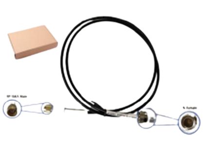 Okdo Male N Type to RP-SMA, CFD-200 Coaxial, Terminated50 Ω [ZCZ-FZ0005-2000]; 250-6417