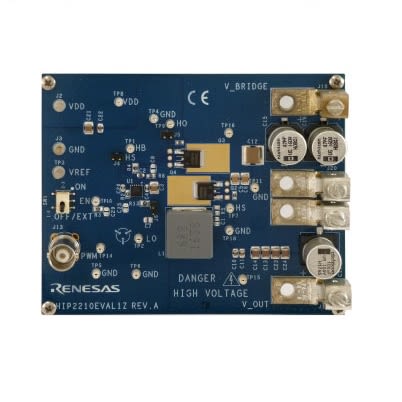 Renesas Electronics Evaluation Board Half-Bridge Driver for HIP2210 [HIP2210EVAL1Z]; 250-6589