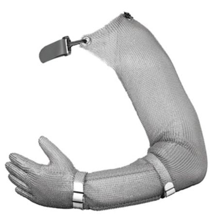 Niroflex White Stainless Steel Cut Resistant Gloves, Size 7, Nitrile Coating [GS1211100001]; 250-6805