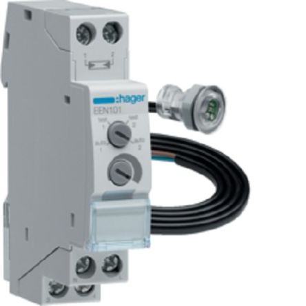 Hager Twilight Twilight Switch 230 V ac, 1-Channel [EEN101]; 250-6909