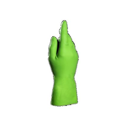 Mapa VITAL 186 Green Latex Chemical Resistant Gloves, Size 9, Latex Coating [34186029]; 250-7381