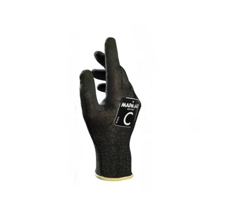 Mapa KRYTECH 643 Black HHPE, Polyamide, Spandex Cut Resistant Gloves, Size 11, Nitrile Coating [34643011]; 250-7425