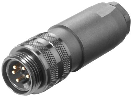 Siemens, Plug Cable Mount Circular Coaxial Connector, Screw Termination, Straight Body [6GK19050FA00]; 250-7470