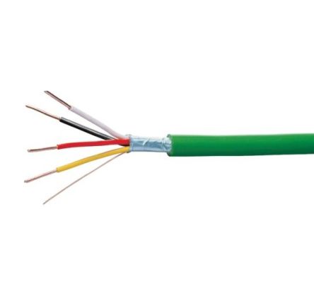 Hager TG Bus Cable, 5 Cores, 100m, Green [TG018]; 250-8761