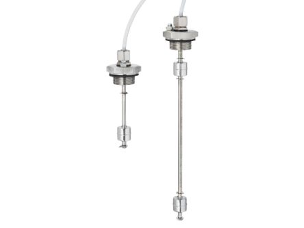 Sensata / Cynergy3 Vertical 316L Stainless Steel Float Switch, Float, 140mm Cable, SPST NC, 200V ac Max, 120V dc Max [FLPVA50B100]; 250-8935
