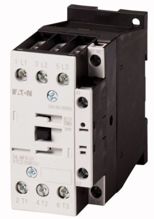 Eaton DILM Contactor, 120 V Coil, 3-Pole, 4.5 kW, 1NC [104424 DILMF11-01(RAC120)]; 250-9397
