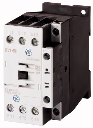 Eaton DILM Contactor, 48 V Coil, 3-Pole, 11 kW, 1N/O [104435 DILMF17-10(RAC48)]; 250-9409