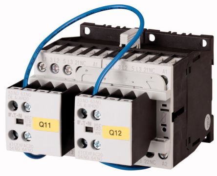 Eaton DIUL Reversing Contactor, 24 V Coil, 6.5 kW, 6NO [107023 DIULM12/21(24VDC)]; 250-9502