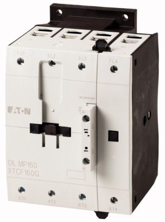 Eaton DILM Contactor, 220 V ac, 230 V dc Coil, 3-Pole, 63 kW [109920 DILMP160(RDC24)]; 250-9572
